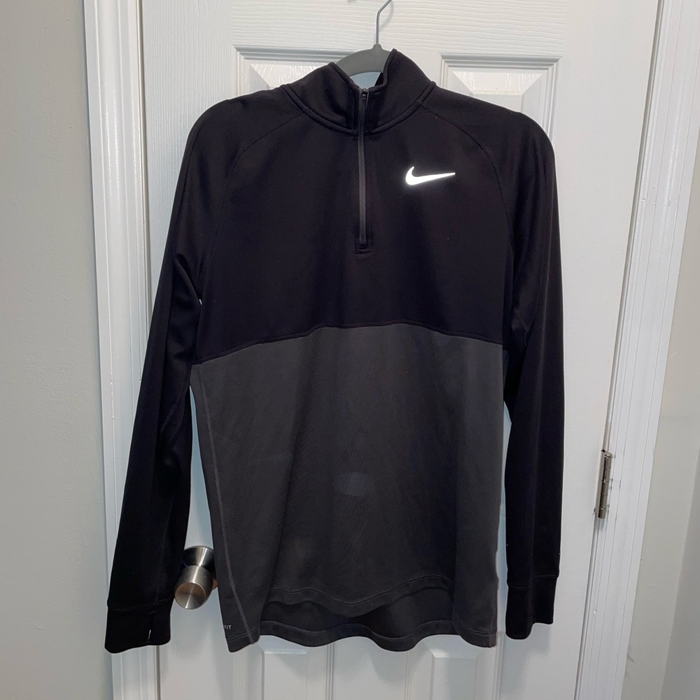 Black & Gray 3/4 Pullover
